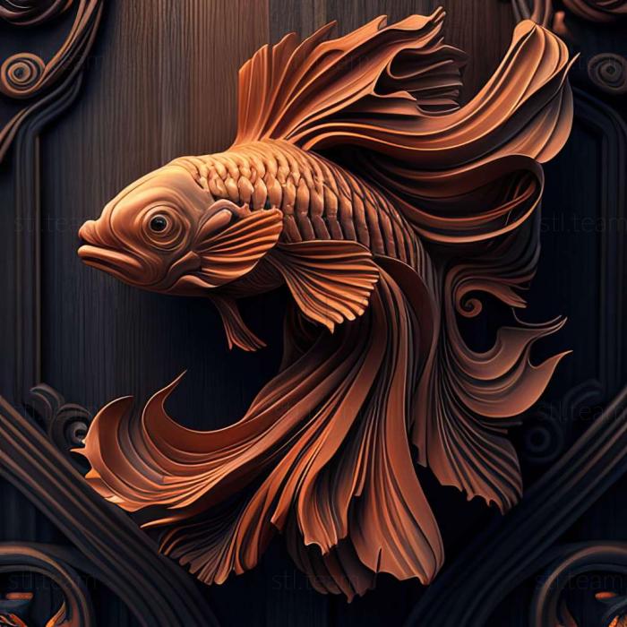 Плакат бойова риба риба